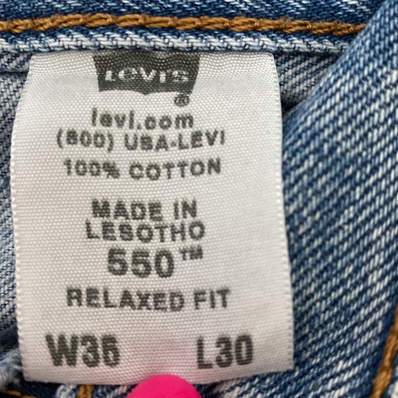 Vintage Men’s Levi’s 550 jeans. Relaxed Fit. Faded. Sz 36x30. - Picture 10 of 12